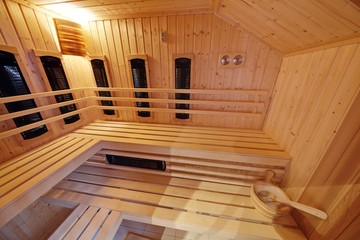 Sauna - wnętrze