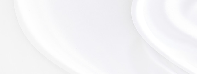 White gray satin textu	e that is white silver fabric silk panorama background with beautiful soft...