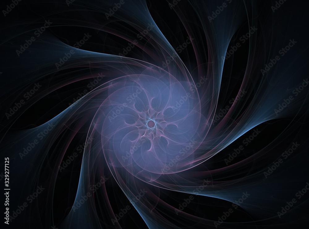 Poster an abstract computer generated modern fractal design on dark background. abstract fractal color text