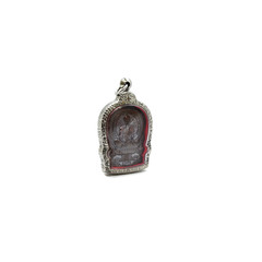 small thai buddha image used as amulets pendant,thai amulet on white image background
