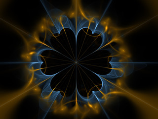 Computer Generated Abstract Fractal Pattern.