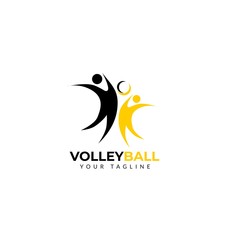 Volley Ball Logo Template