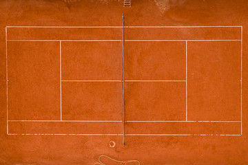 tennis aerial view