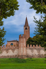 Montagnana medieval town in Italy