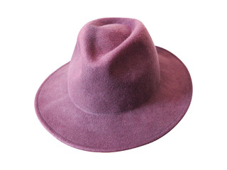 Velvet wide brimmed hat, brown cowboy fashion men hat