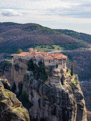 Fototapeta na wymiar The Holly Monastery of Meteora