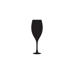 Simple champagne flat icon design vector