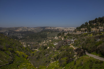 Fototapeta na wymiar Lifta is the last remaining Palestinian village