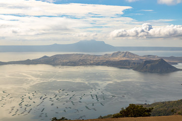 Beautiful landscape at Taal Volcano, Tagaytay
