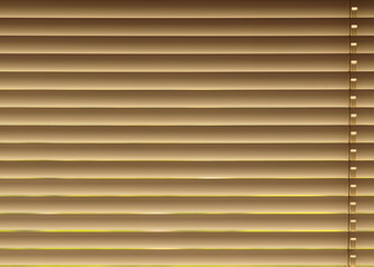 Obraz premium Colorful background consisting of brown rectangle in a row next to each other. Mosaic of geometric elements. Gold horizontal louver of parts