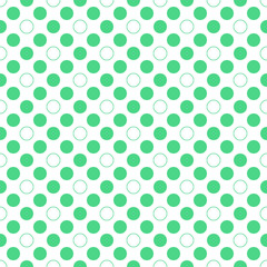 Geometric circle abstract background seamless pattern. vector illustration polka dot style for greeting cards, cover, flyer, wallpaper. Graphic abstract texture, minimalistic ornament for design