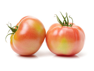 fresh tomato isolated on white background