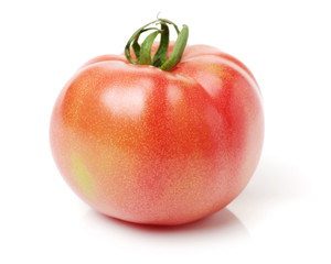 fresh tomato isolated on white background
