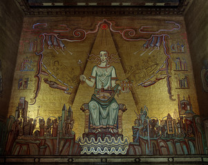 Gyllene salen stockholms stadshus, Golden Hall Stockholm City Hall.