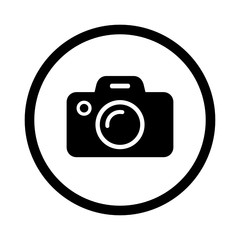 aparat fotograficzny ikona - obrazy, fototapety, plakaty