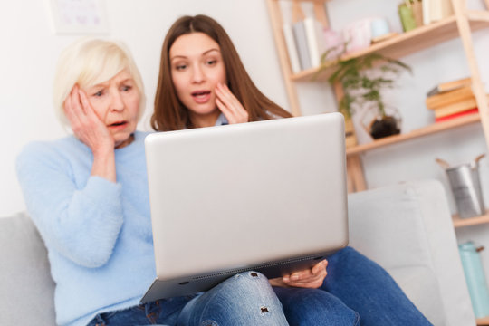 Oh No! Grandma Caught The Virus On A Computer