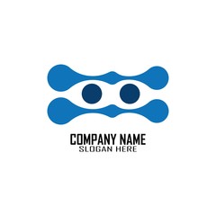 Fototapeta premium Molecule logo template vector icon