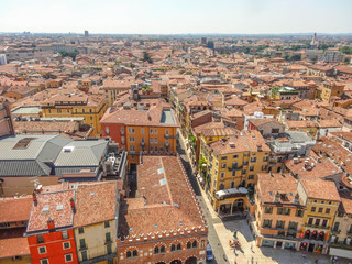Obraz premium Verona Italien, Altstadt und Sehenswürdigkeiten