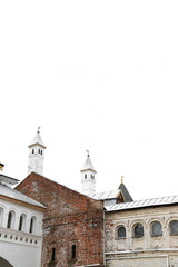 Fototapeta na wymiar Old building in Rostov Kremlin, Golden Ring, Russia