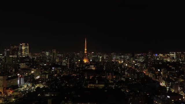 Tokyo at night / Time Lapse	