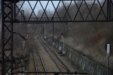 Tory kolejowe na Górnym Śląsku, Śląsk. Krajobrazy Górnego Śląska. © Tomek