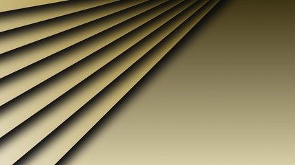 Obraz premium Abstract background of graphic elements - slats on same color background - 3D illustration