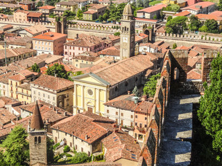 Fototapeta na wymiar Soave Italien, Burg und Altstadt
