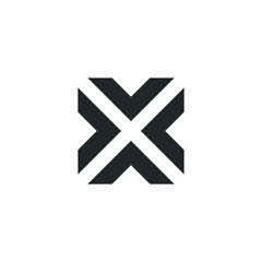 X Letter Logo Monogram Design Element Typeface Type Vintage Sign Emblem Typeset Combination Luxury Character Handmade Trademark Script Alphabet Elegant Decoration