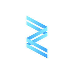Letter Z Logo Lettermark Monogram - Typeface Type Emblem Character Trademark
