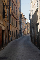 Fototapeta premium Street of Macerata, Marches, Italy