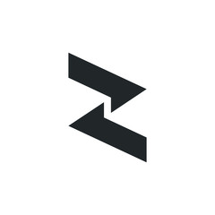 Z Letter Logo Monogram Design Element Typeface Type Vintage Sign Emblem Typeset Combination Luxury Character Handmade Trademark Script Alphabet Elegant Decoration