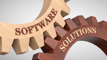 Software solutions concept