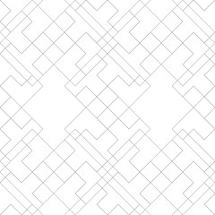 Black geometric lined vector illustration isolated on white background. Creative line pattern for cover. Abstract straight tiny line texture ornament design, repeating tiles. minimalistic shape