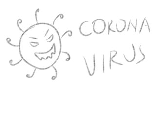 Corona virus illustration