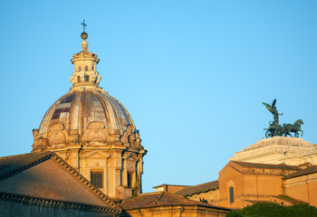 Basilica Chiesa dei Santi Luca e Martina in Rome 