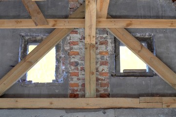 Opuszczony budynek do remontu