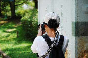 カメラ女子