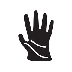 gloves gardening icon design, flat style icon collection