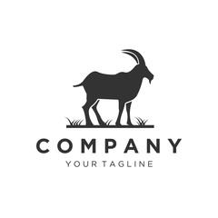 Goat Simple Logo Template Design