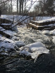 river in winter
