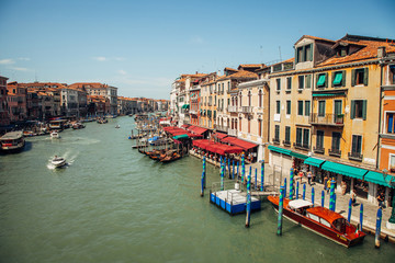 Fototapeta na wymiar Cityscape of Grand Canal of Venice