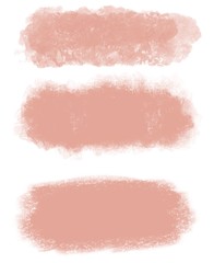 Watercolor pink orange strokes