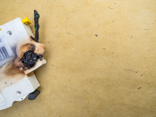 Electric meter appliance melted