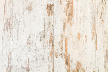 Fondo textura de madera blanca rústica con betas y rayas beige. Vista de cerca y de cerca. Copy...