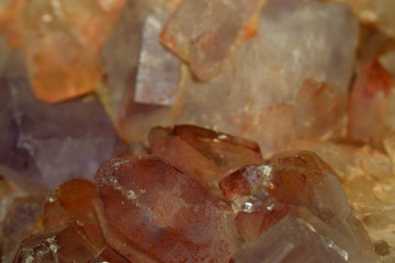 Amethyst is a beautiful colored gemstone. naturally