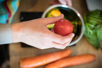 Lead a healthy life with healthy food.