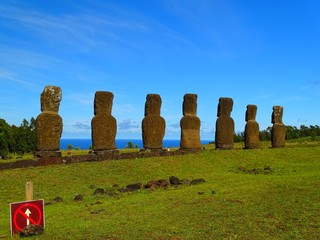 South America, Chile, Archipelago Polynesia, Easter Island