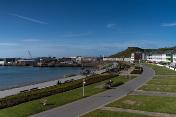 Fototapeta na wymiar Helgoland Promenade