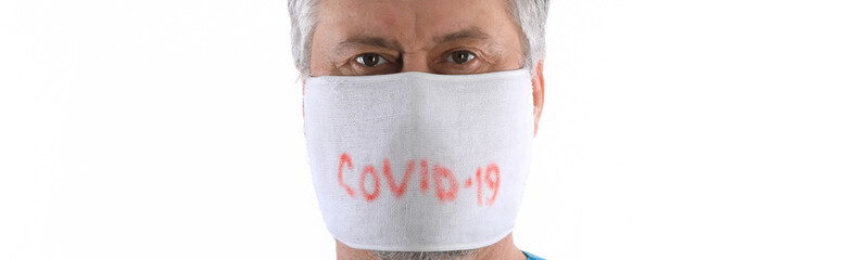 man in medical face mask,COVID 19,coronavirus epidemic