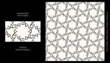 Vector Seamless Pattern, Geometric Seamless Pattern, Pattern Background, Abstract Seamless Pattern Background.